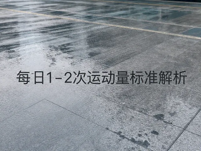 每日1-2次运动量标准,雨天防滑措施全解析