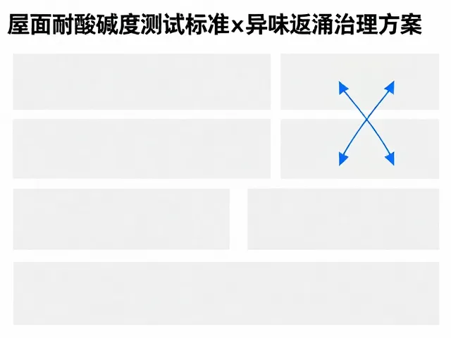 屋面耐酸碱度测试标准及异味返涌治理方案