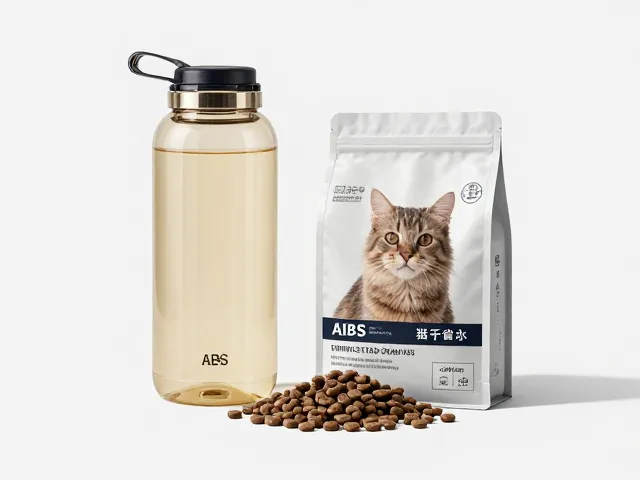 环保ABS塑料便携水壶搭配专用猫粮，养猫出行更省心
