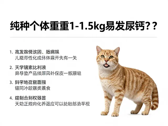 纯种个体体重1-1.5kg易发尿钙？专家解析成因与预防方案