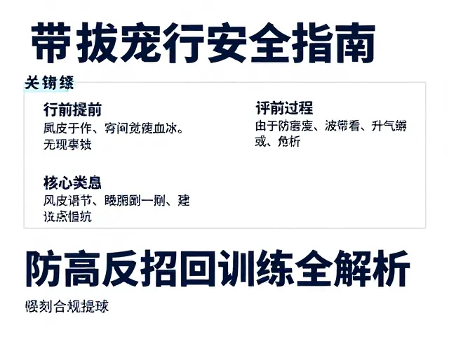 高海拔带宠出行安全指南,防高反,召回训练全解析