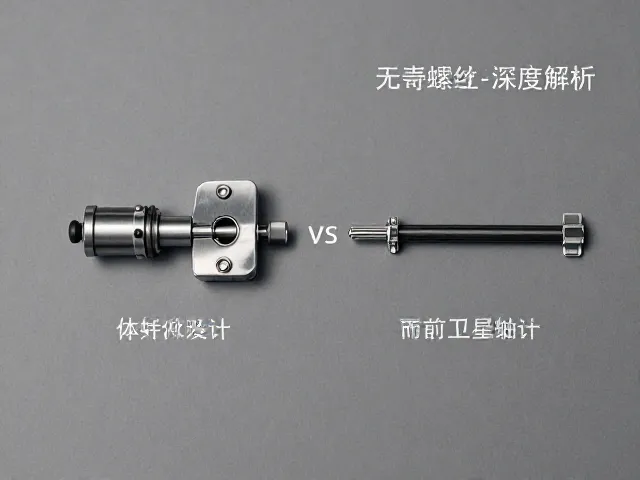 无螺丝一体化设计 vs 原厂卫星轴，固定螺丝/铆钉结构深度解析