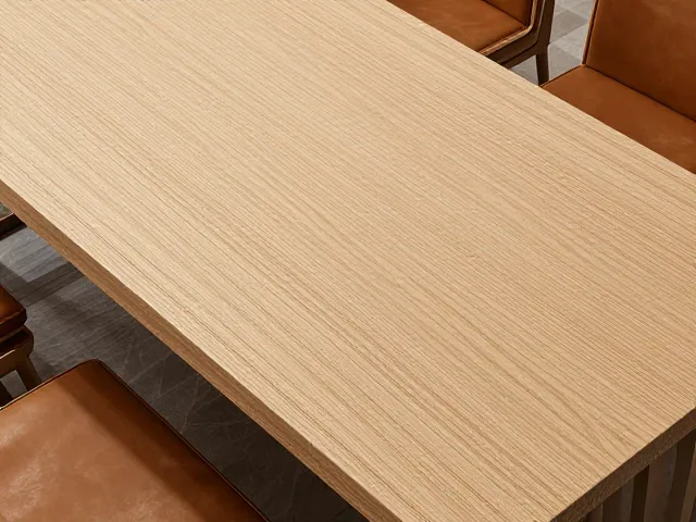 环保板材单桌款茶桌,搭配皮革软包,打造高品质家居空间