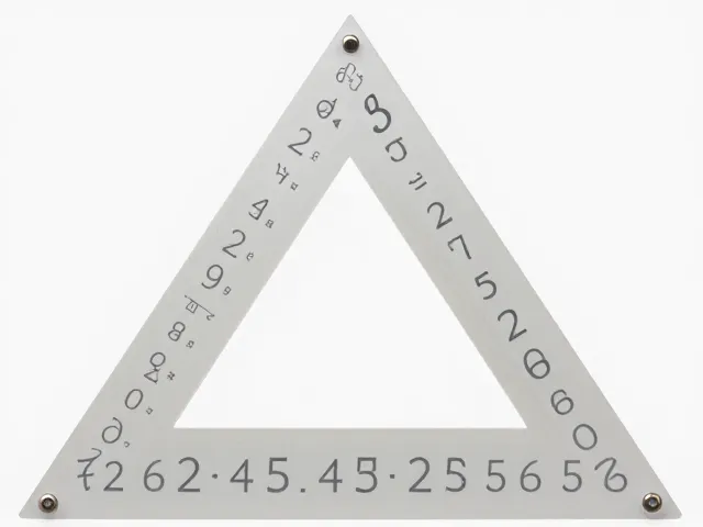 等边三角板字母数字模板透明度低影响读数？3招解决