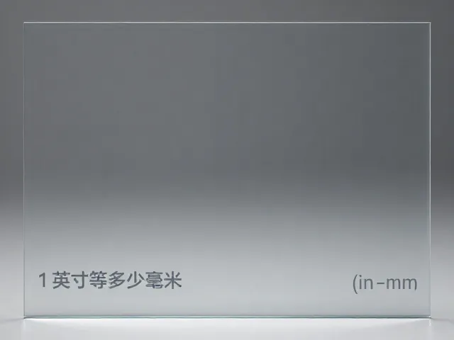1英寸等于多少毫米?钢化玻璃厚度换算指南(in转mm)