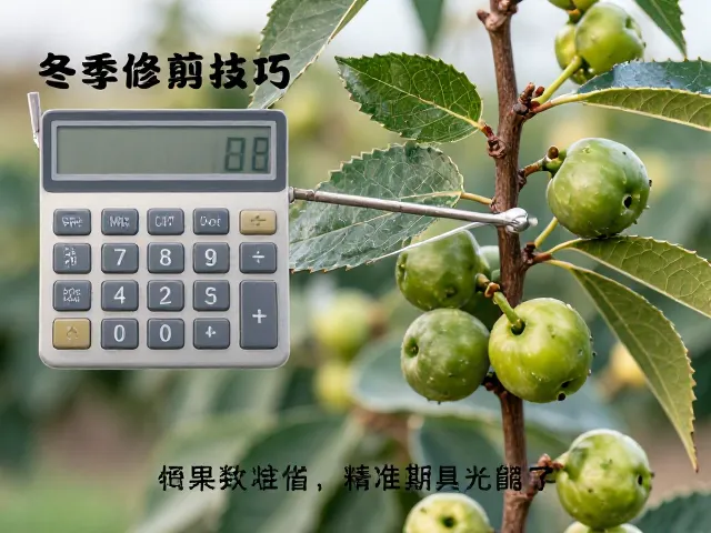 冬季修剪技巧，摘叶改善光照，精准控制留果数量保丰收