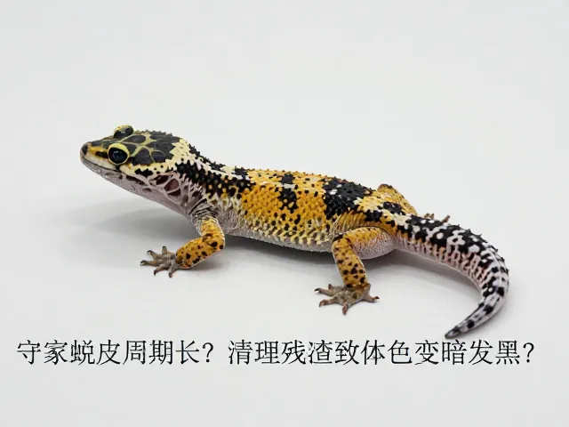 守宫蜕皮周期长？清理残渣致体色变暗发黑？专家揭秘正确护理法
