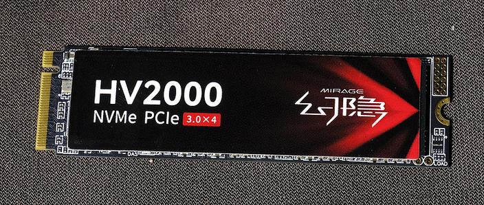 幻隐HV2000 GR（1TB）深度评测：无缓存PCIe 3.0固态硬盘的性价比之选