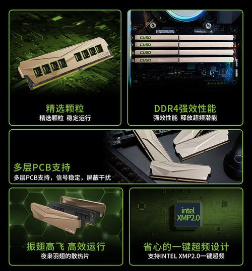 内存散热马甲特写