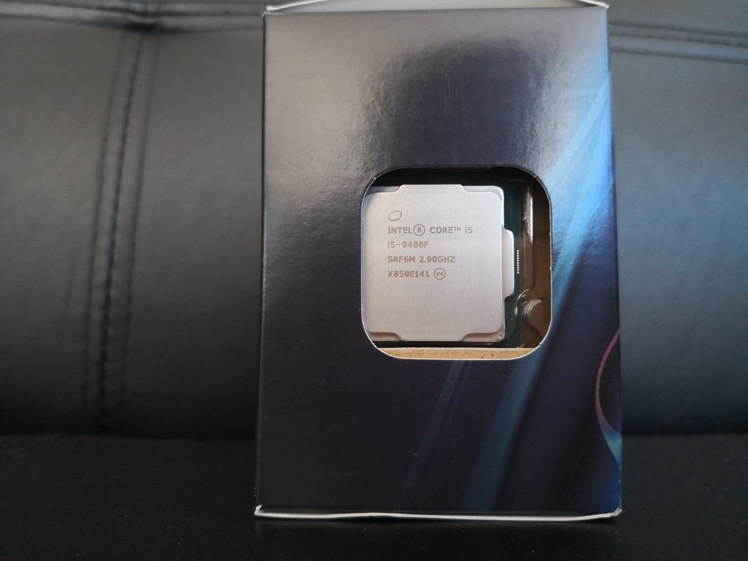 CPU with heatsink attached