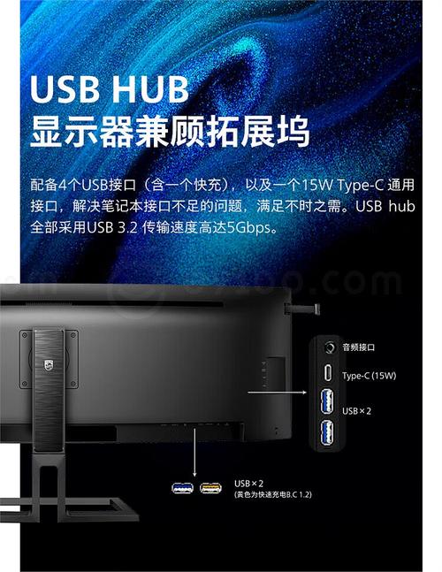 商务办公环境中的显示器