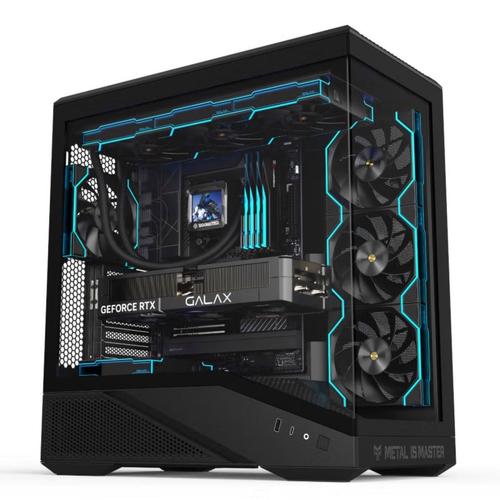 内存条安装在主板上的整体视图