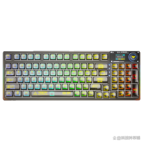 狼蛛F98pro V2评测：三模连接+RGB背光，青轴手感与颜值并存