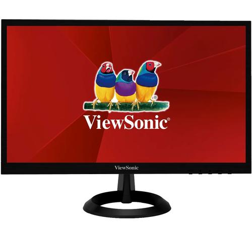 显示器侧面视图展示底座