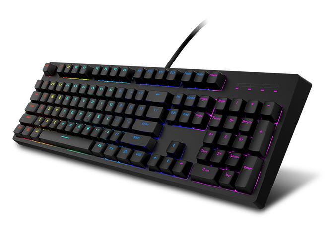 机械键盘轴体特写，展示不同轴体类型