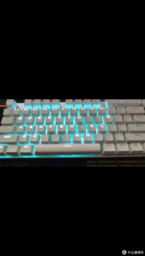 键盘背光效果特写