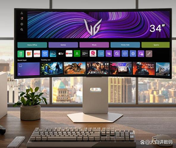 LG 34GX90SA-W深度评测:OLED曲面电竞屏的极致体验