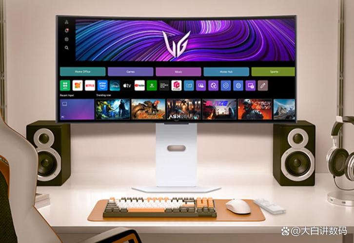 电竞显示器多角度调节