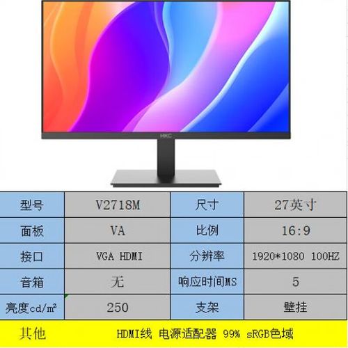 显示器面板规格展示