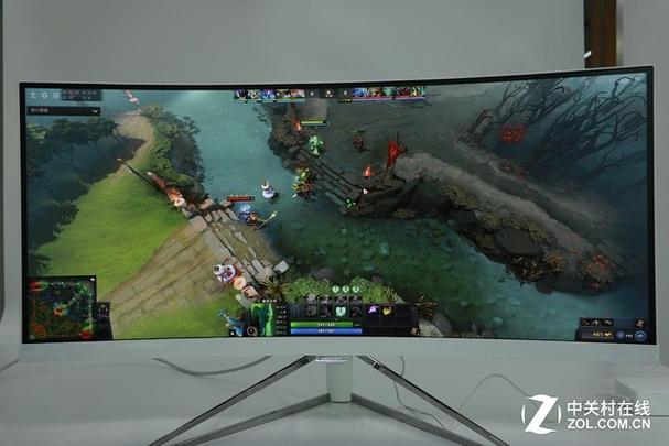 电竞游戏在显示器上的表现