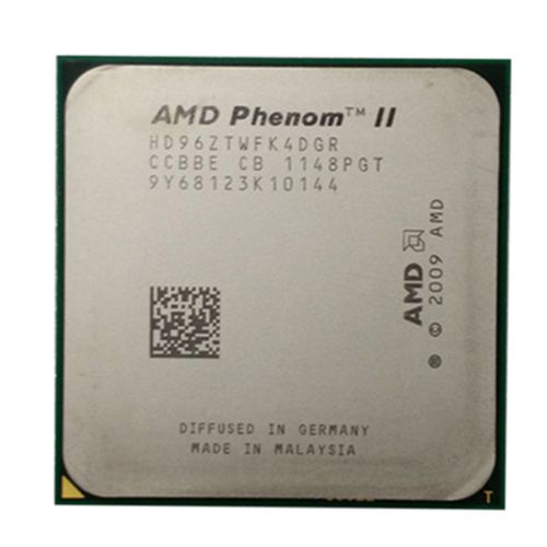 CPU芯片微观结构，展示核心和缓存布局