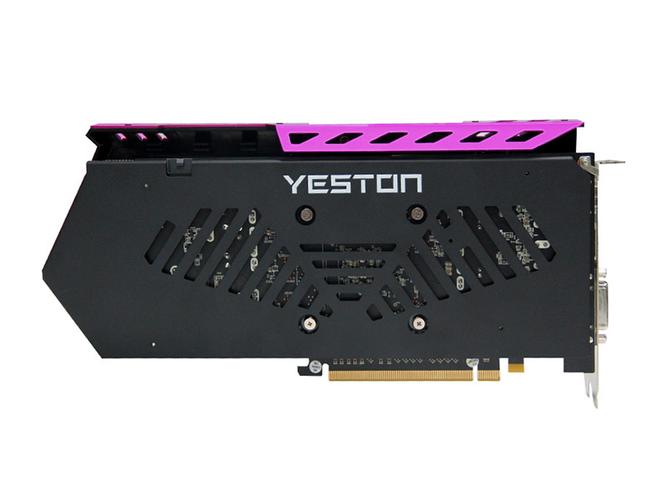 显卡芯片和电路板细节