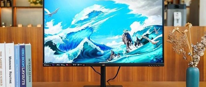 显示器显示高清视频内容