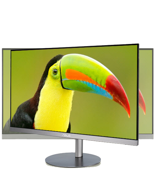 办公环境使用显示器