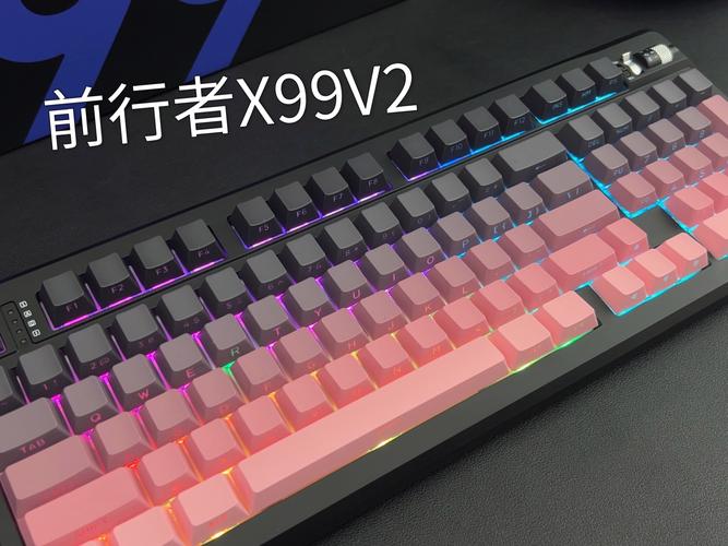 Person typing on a mechanical keyboard in a gaming setup