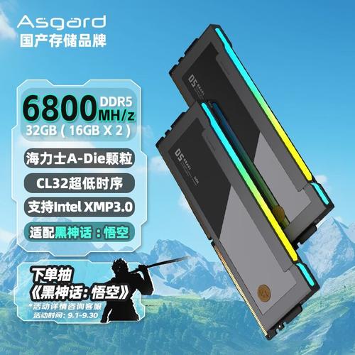 阿斯加特博拉琪 DDR5 6600 32GB 评测:高频率与RGB灯效的完美结合