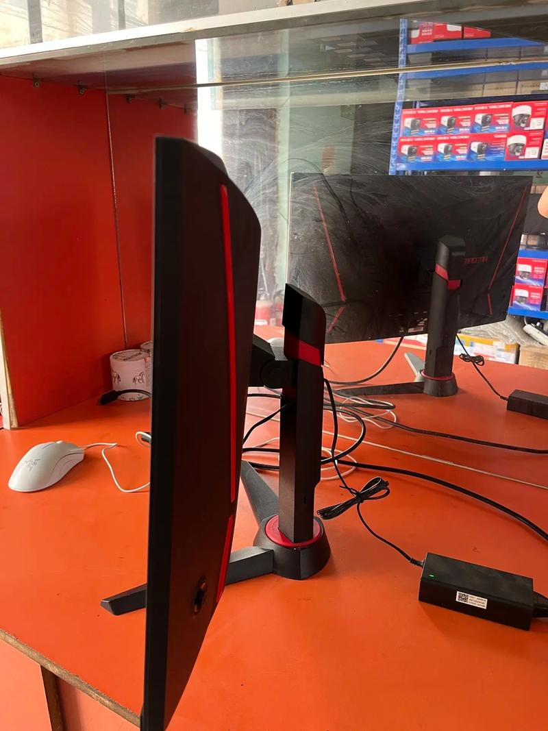 显示器价格标签特写