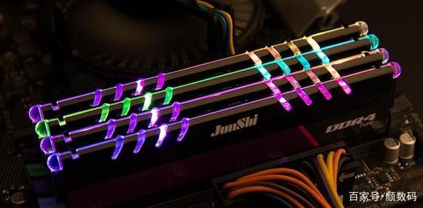 高速运行的电脑硬件内部，强调性能