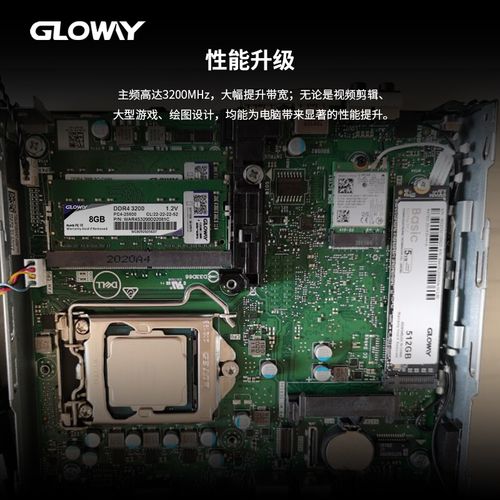 硬件内部视图，内存插槽和组件