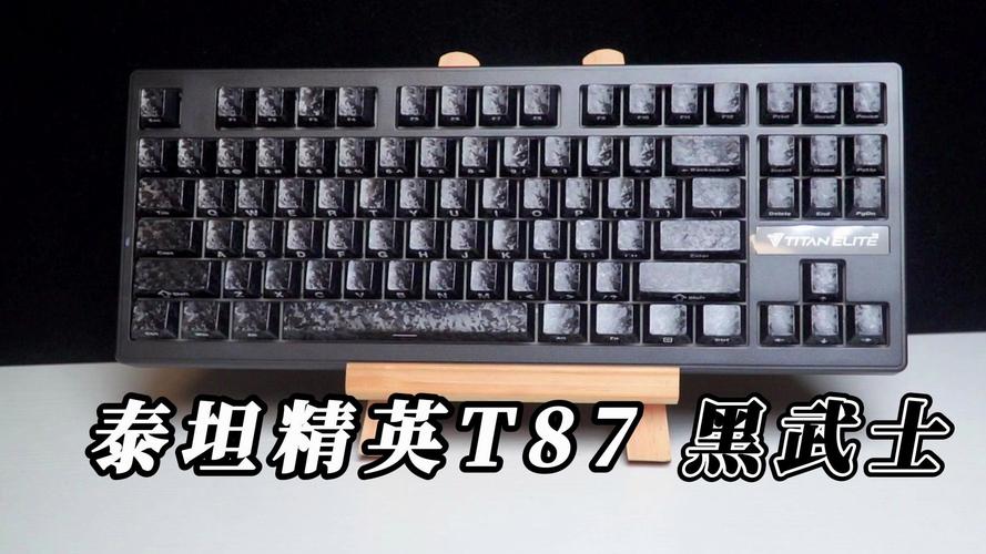 客制化键盘内部结构展示，显示轴体和填充材料