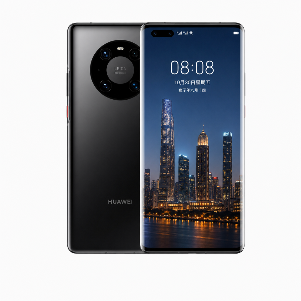 华为Mate40 Pro（8GB/256GB/全网通/5G版/玻璃版）麒麟9000，88°超曲环幕屏，66W快充，50W无线快充，IP68级防水防尘，3D人脸识别