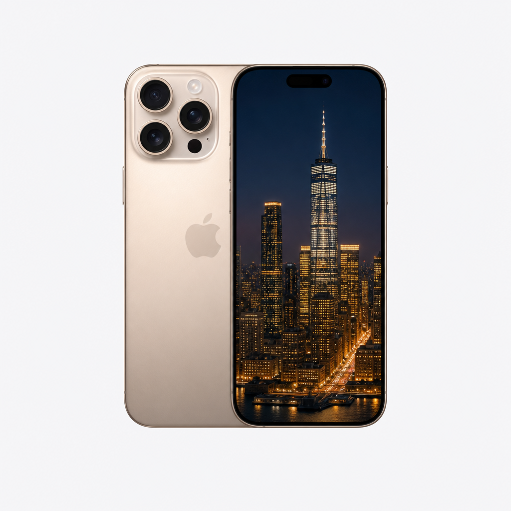 苹果iPhone 16 Pro（128GB）超视网膜XDR显示屏，钛金属边框，A18 Pro芯片
