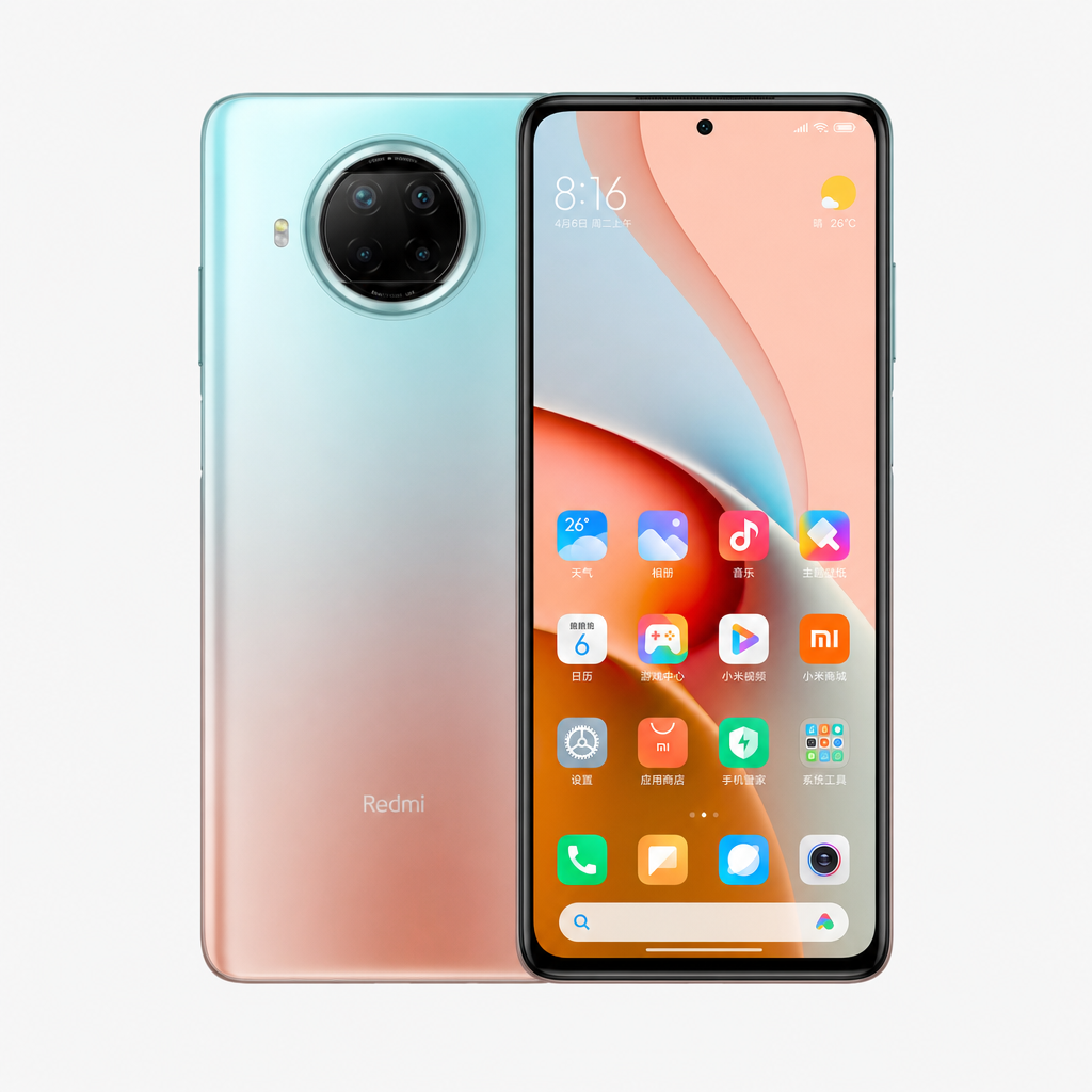 Redmi Note 9 Pro（6GB/128GB/全网通/5G版）一亿像素，骁龙750G，33W快充，120Hz刷新率