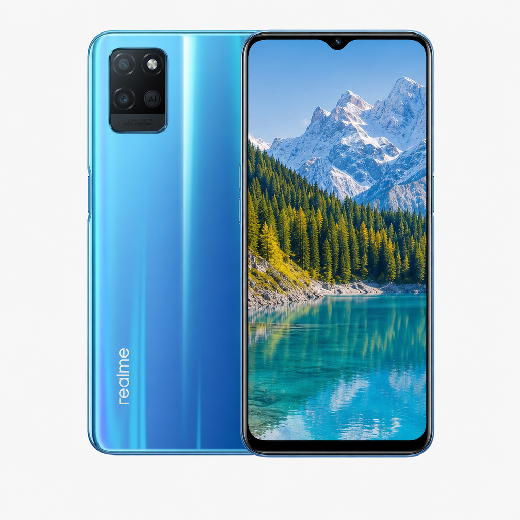 真我V11（4GB/128GB/全网通/5G版）5000mAh电池，8.4mm机身，侧边指纹