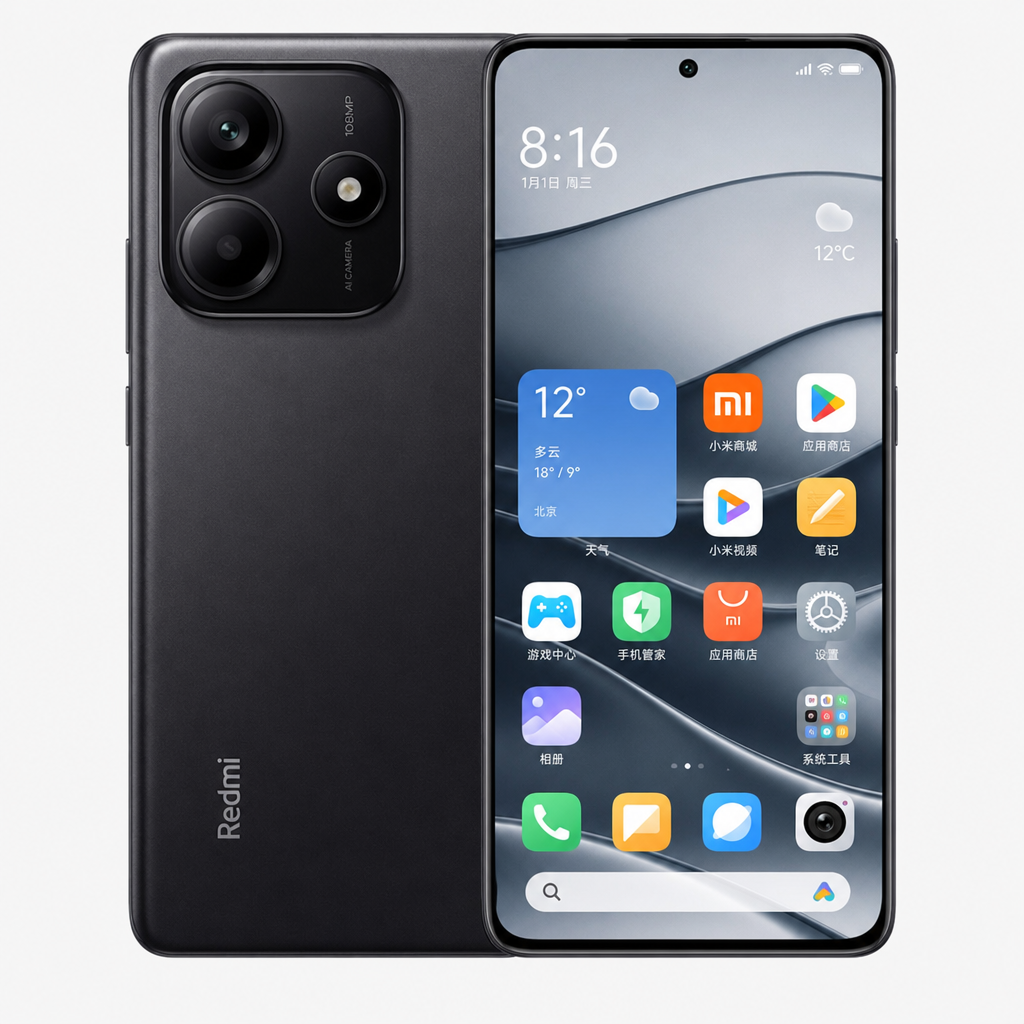 Redmi  Note 14(8GB/256GB)大猩猩玻璃，高耐用电池，轻盈机身