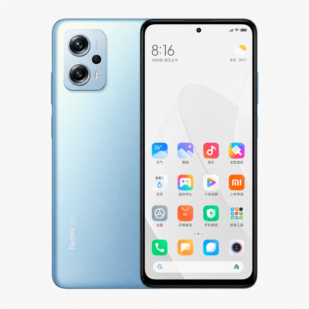 Redmi Note 11T Pro（12GB/256GB）天玑8100，144HzLCD旗舰，直屏 67W快充