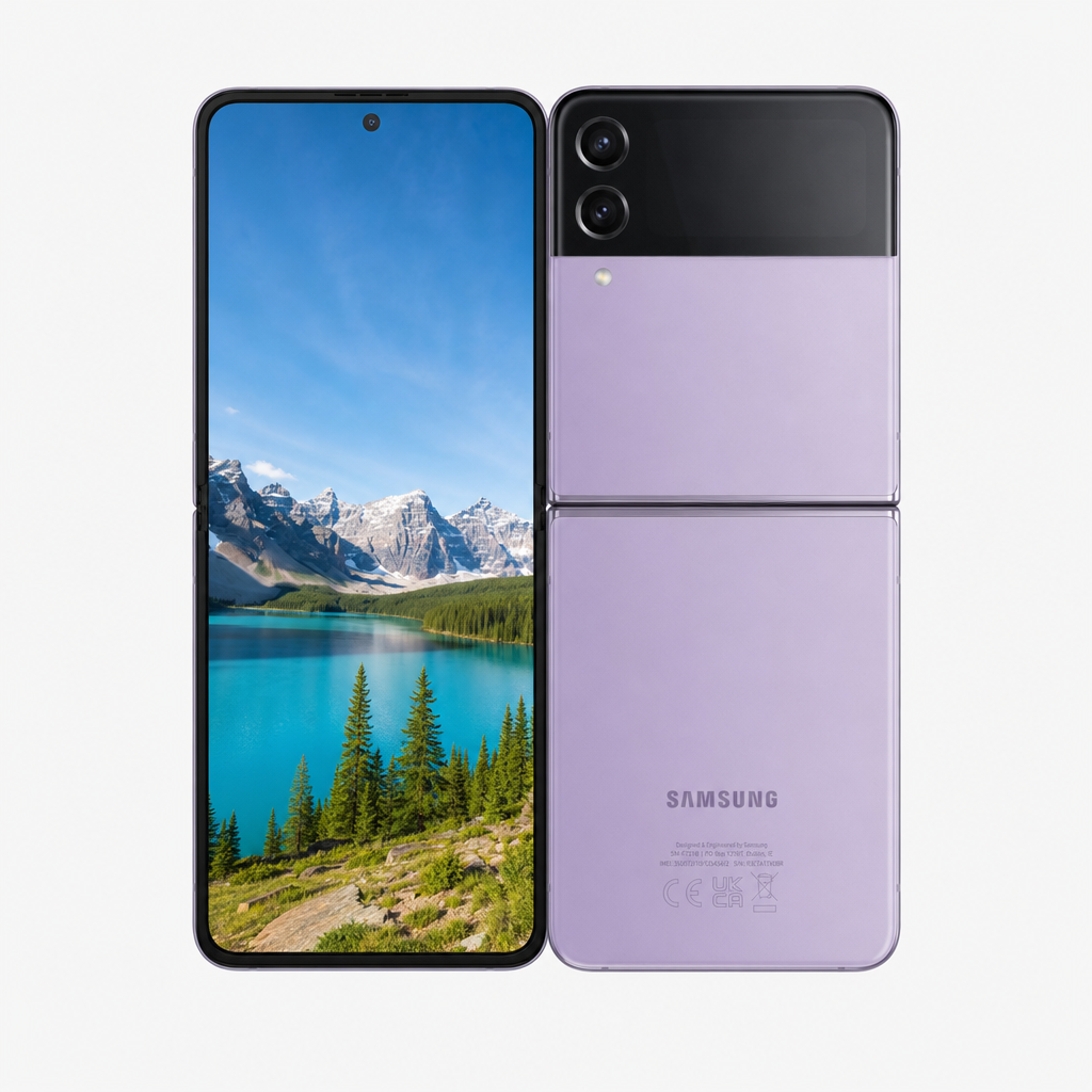三星Galaxy Z Flip4（8GB/512GB）小屏大用，免手持，掌心折叠