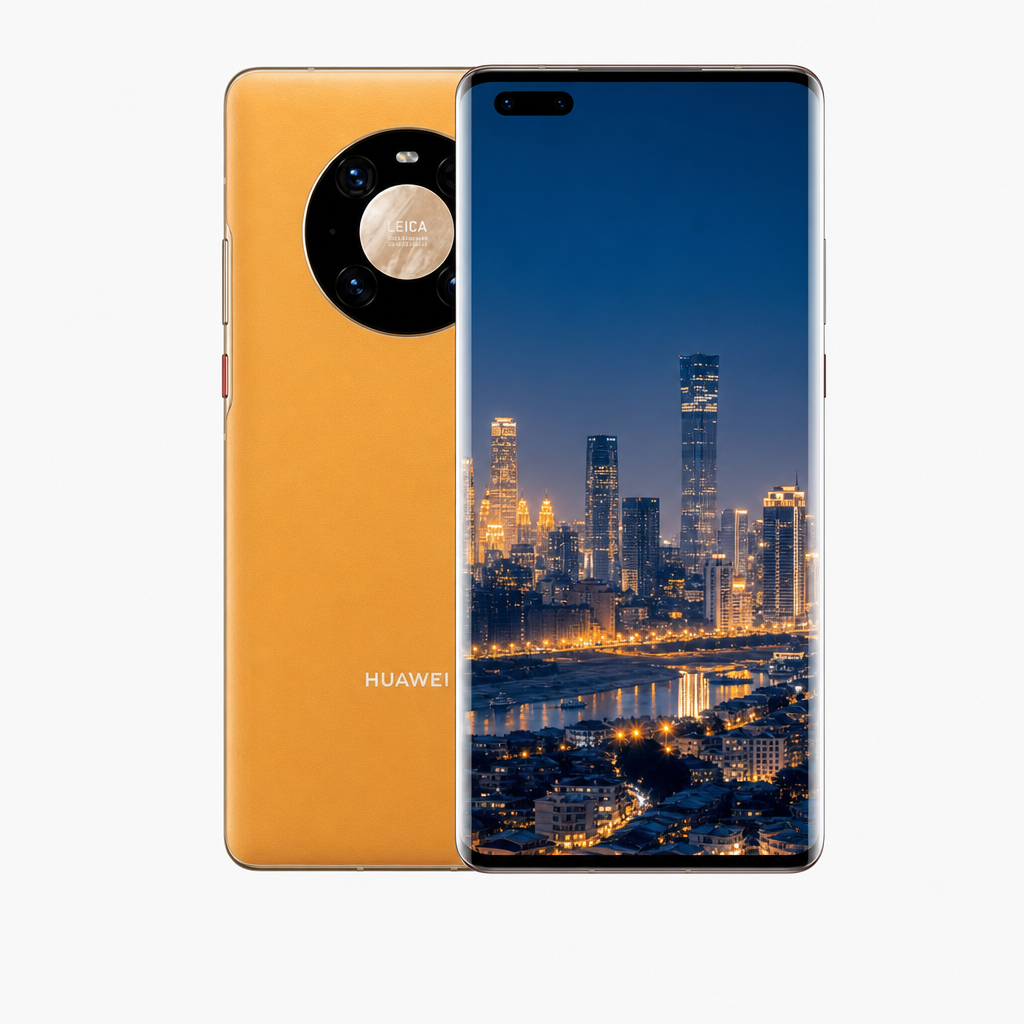 华为Mate40 Pro（8GB/512GB/全网通/5G版/素皮版）麒麟9000，88°超曲环幕屏，66W快充，50W无线快充，IP68级防水防尘，3D人脸识别