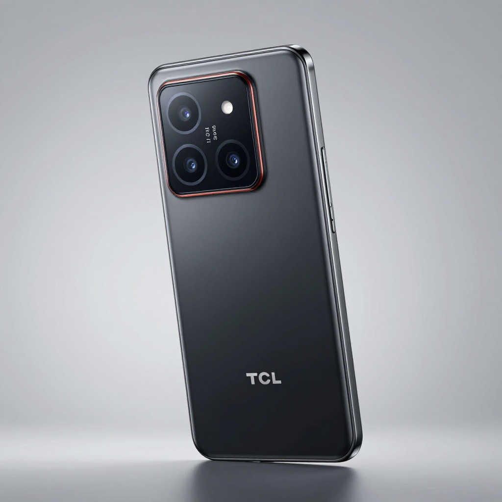 TCL 2026年游戏手机系列外观展示，突出散热设计与电竞元素