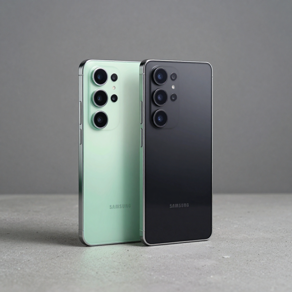 Samsung Galaxy A15 and A25 5G side-by-side comparison showing screen quality