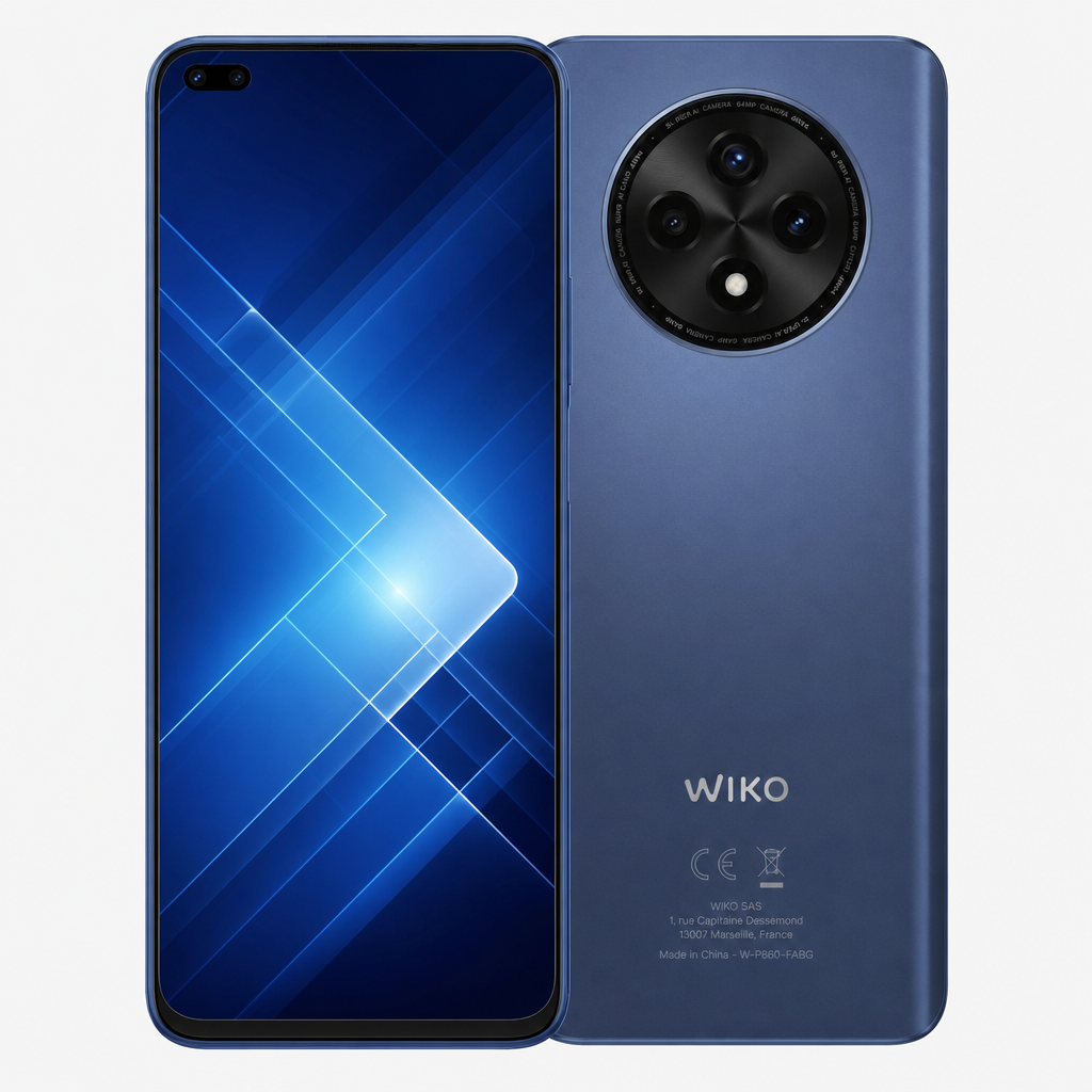 WIKO Hi 畅享 60 Pro（8GB/128GB）后置6400万像素，高通骁龙695，LCD屏幕