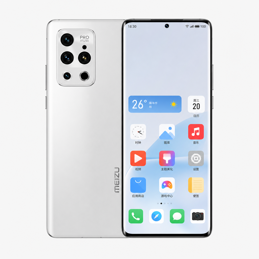 魅族18 Pro（12GB/256GB/全网通/5G版）极边四曲微弧屏，AR全场景大师影像系统，高通骁龙888