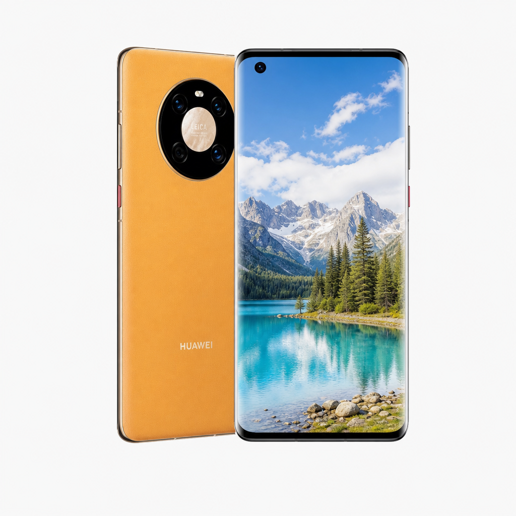 华为Mate40（8GB/256GB/全网通/5G版/素皮版）90Hz刷新率，240Hz触控采样率，68°曲面屏，麒麟9000E