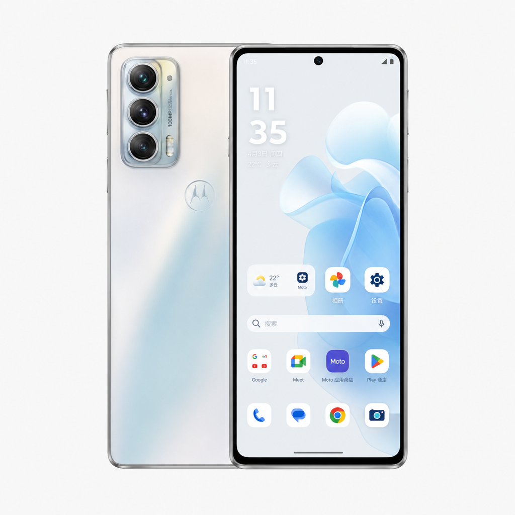 Moto Edge 轻奢版（8GB/128GB/全网通/5G版）高通骁龙778G处理器，1亿像素30倍融合变焦，3200万超感光自拍，10亿色144Hz OLED臻彩屏