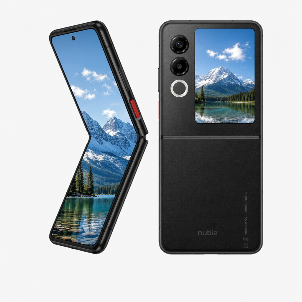 努比亚Flip 2(12GB/256GB)5000万后置双摄，全视角悬停摄影，轻薄抗摔