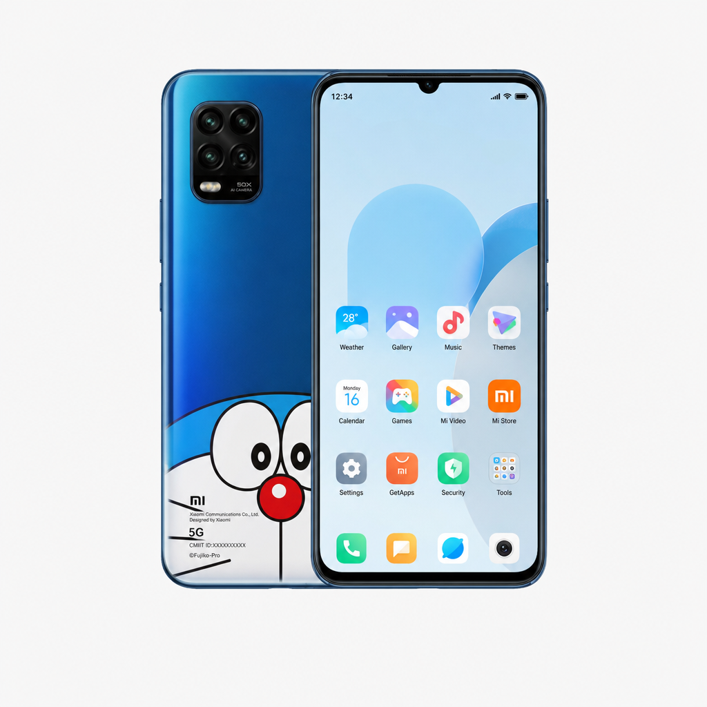 小米10青春版（8GB/256GB/全网通/5G版/哆啦A梦限定款）哆啦A梦配色，50倍潜望式变焦，AI魔法分身，双模5G